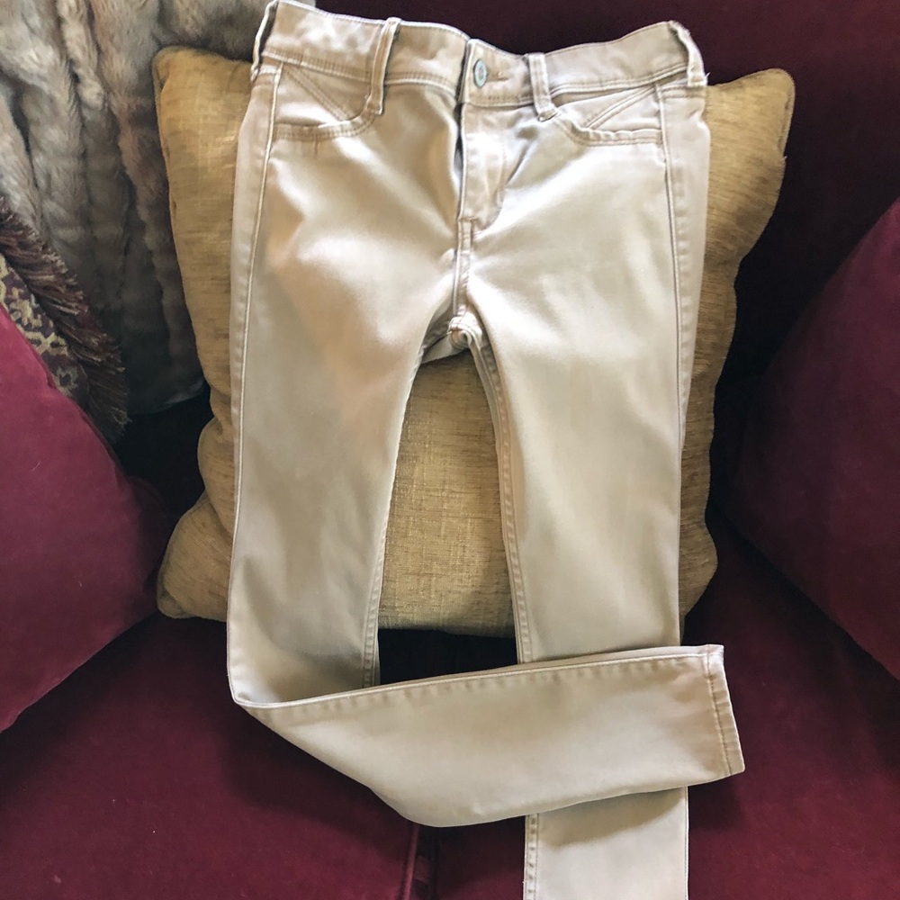 00 HOLLISTER Tan Jeggings. Perfect shape!